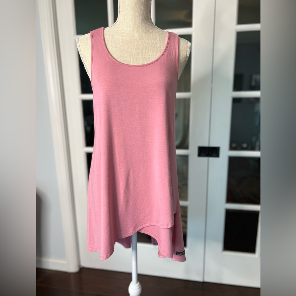 MATILDA JANE pink tank tunic, size Small